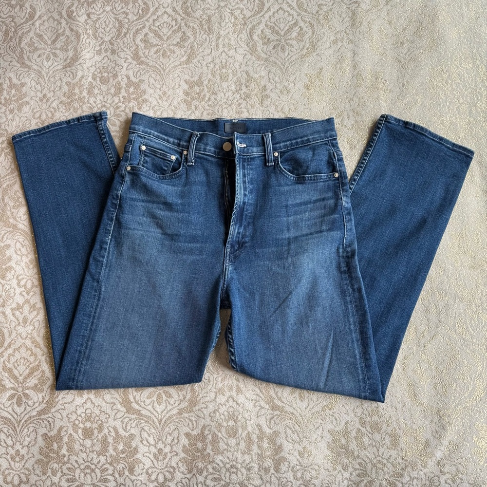 Mother High Waisted Rider Ankle Jeans 30 This Thing Between Us